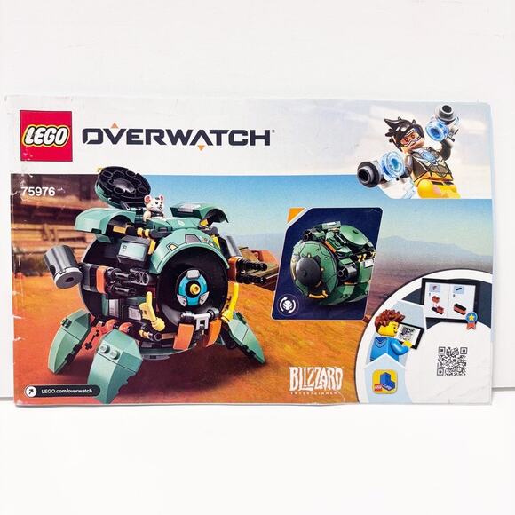 Lego Overwatch 75976 Wrecking Ball Hammond Hamster Complete with Instructions - Picture 6 of 7
